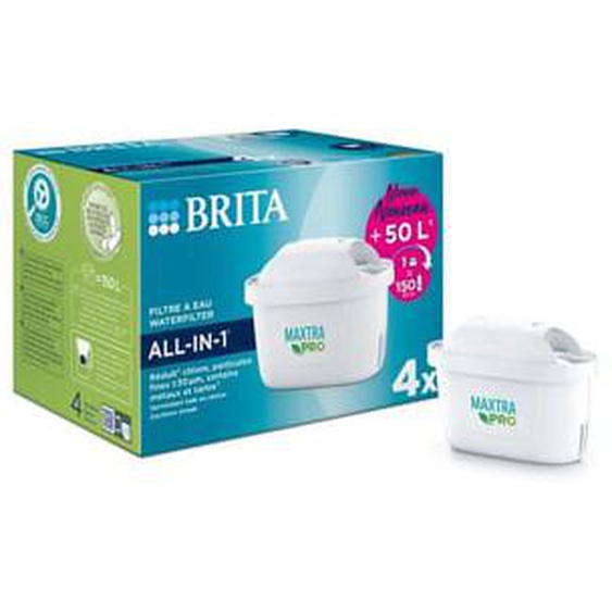 Pack de 4 cartouches pour carafes filtrantes BRITA