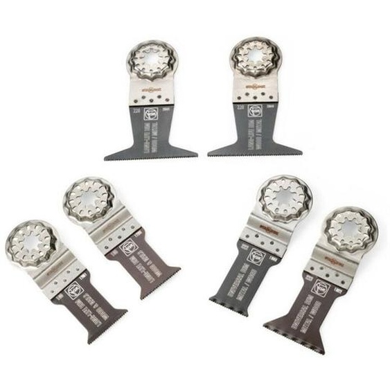 Pack de 6 lames pour outil multifonctions E-Cut Starlock Bois/ Métal - FEIN 35222967010