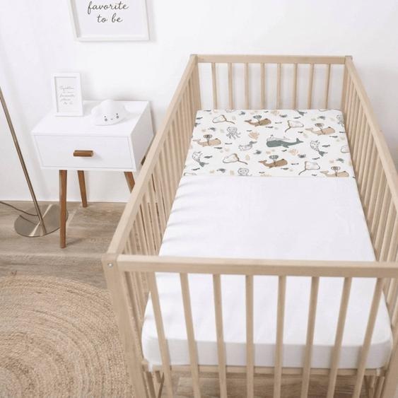 Pack Matelas Bébé 60x120 Cm + Plan Incliné Coton Sweety - Confort Souple Et Position Idéale Bleu