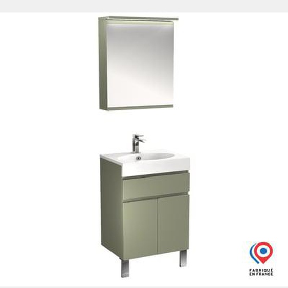 Pack meuble vasque + miroir  EGOÏSTE