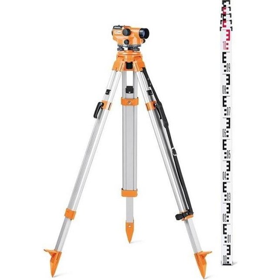 Pack niveau optique N32 SET + trépied + mire GEO FENNEL- Grossissement 32 x - 200532