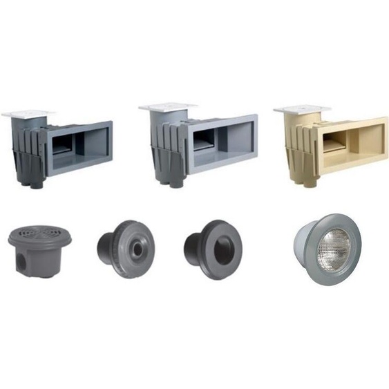 Pack pièces à sceller liner Hayward pour piscine 10 x 5 m - Couleur