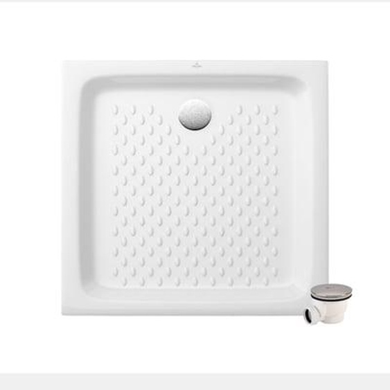 Pack receveur 70 x 70  O.Novo céramique blanc avec bonde D90