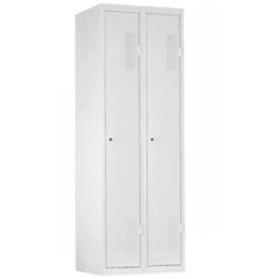 Pack Vestiaire colonne Départ + Suivant - Industrie propre H. 180 x L. 60 x P. 50 cm - Gris clair