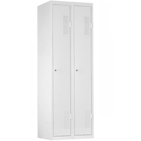 Pack Vestiaire colonne Départ + Suivant - Industrie propre H. 180 x L. 60 x P. 50 cm - Gris clair