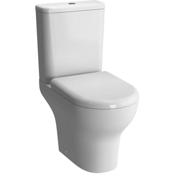 Pack WC blanc caréné complet avec réservoir 3/6L ZENTRUM sortie horizontale - VITRA - 9012B003-7207