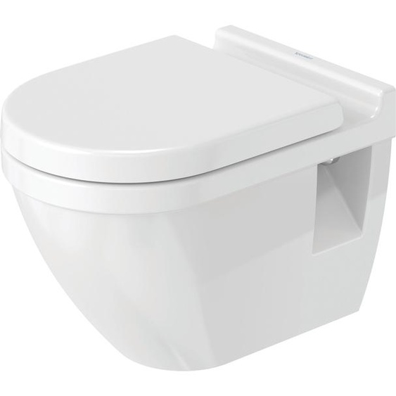 Pack WC suspendu Duravit Starck 3 420009 - cuvette + abattant frein de chute