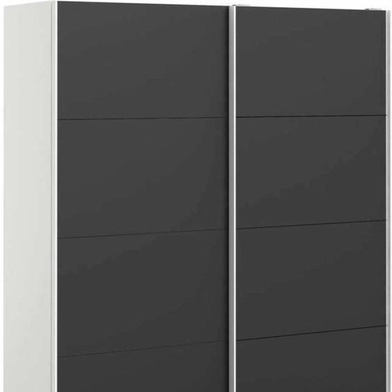 Paeng - Armoire 2 Portes, 182x220h cm Blanc, 5 Étagères