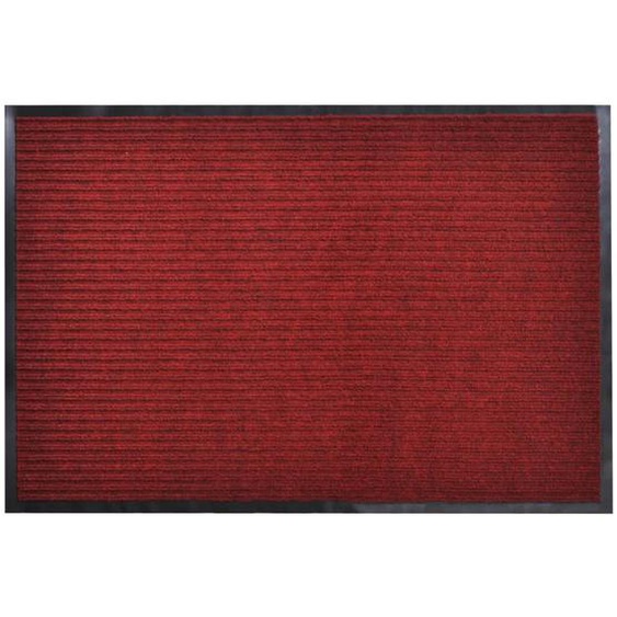 Tapis dentrée rouge 120 x 180 cm PVC
