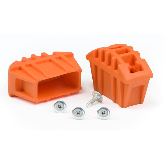Paire de sabots haute sécurité 50mm orange - TUBESCA-COMABI - 9007150