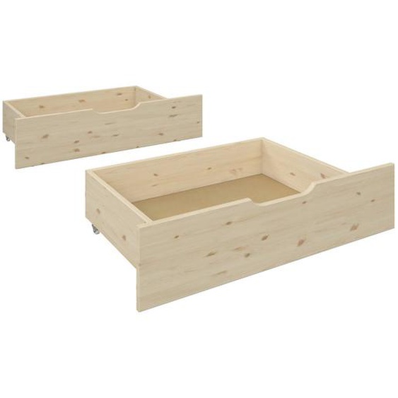 Paire De Tiroirs Pour Lit Superposé Pin Massif Naturel Isidore Bois
