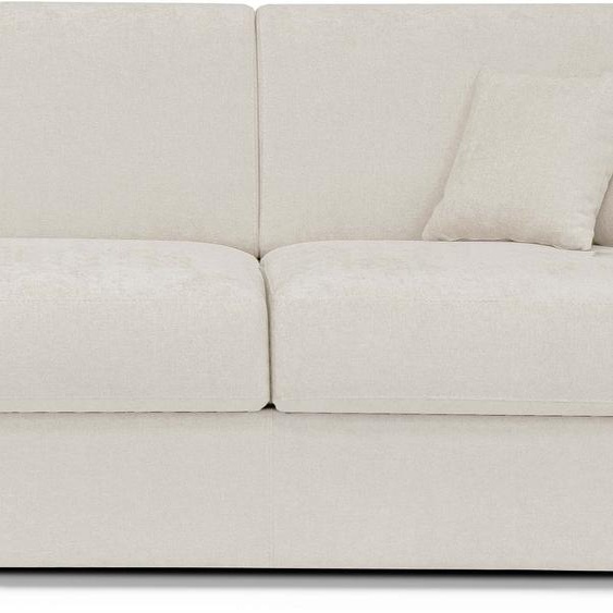 PALAISEAU - Canapé convertible 3 places - Velours, Ecru
