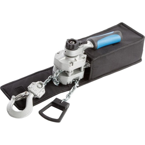 Palan à levier, capacité 250kg, hauteur de levage 1,5m, avec frein de charge automatique, corps en aluminium coulé sous pression PLANETA