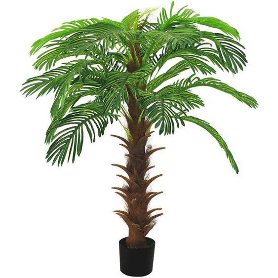 Palmier Cycas artificiel avec pot 140 cm Vert