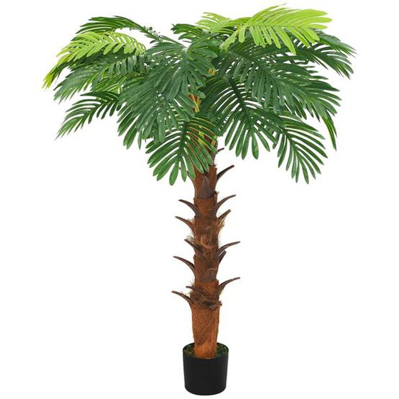 Palmier Cycas artificiel avec pot 160 cm Vert