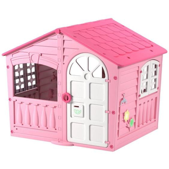 Palplay - Maisonnette cabane plastique rose barbe a papa