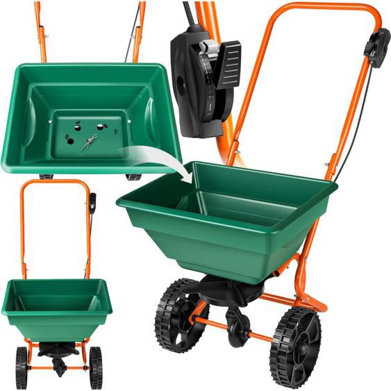 Tectake - pandeur 25 l Quantité dépandage réglable 75 x 46 x 105 cm