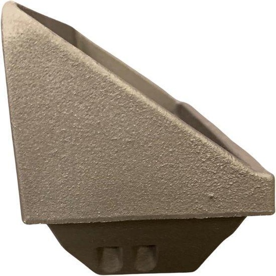 Panier à feu en fonte noire, 1 pièce
