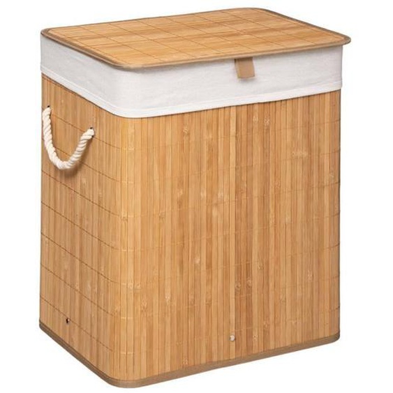 Panier à linge bambou naturel Autres Beige