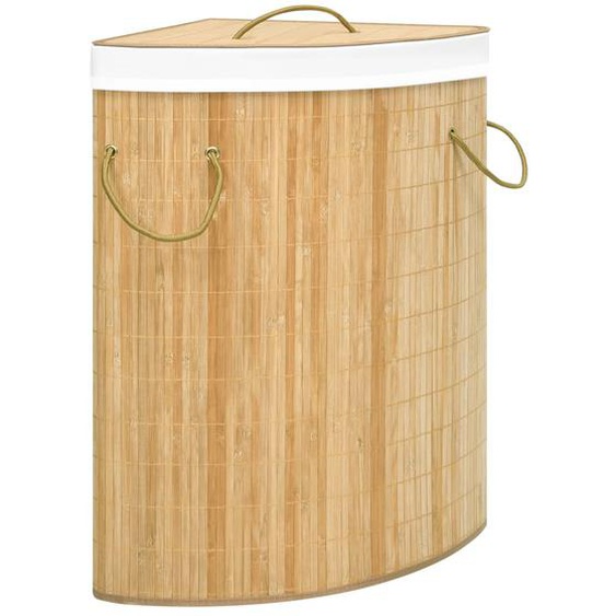 Panier à linge dangle Bambou 60 L