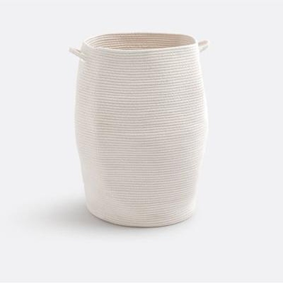 Panier à linge en coton H65 cm, Kesia