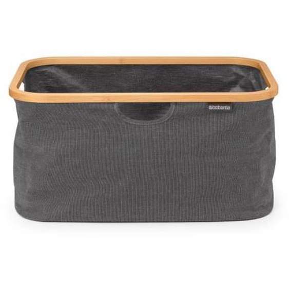 Panier à Linge - BRABANTIA - Pliable - 40 litres - Pepper Black - Contemporain
