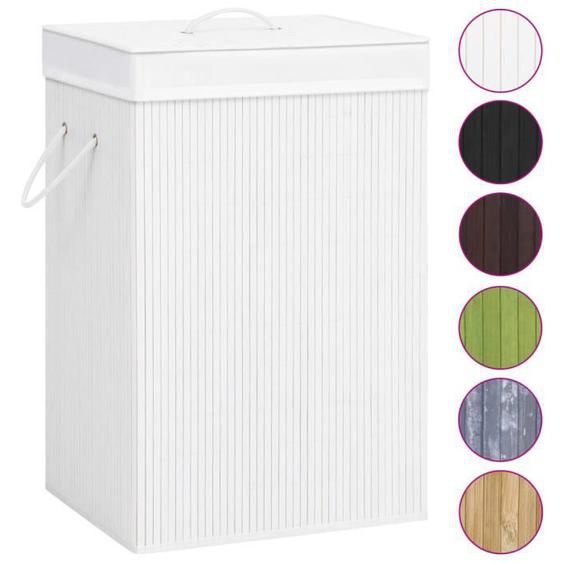 Panier à linge - SALUTUYA - BD12928 - Bambou - 72 L - Rectangulaire