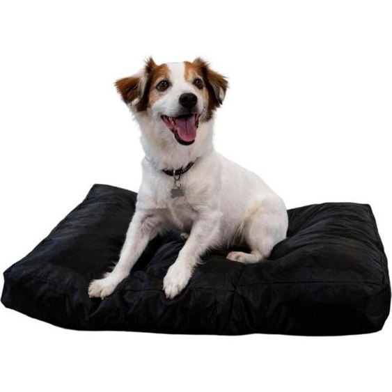 Panier chien déhoussable 75x50x10 cm BANANAIR noir