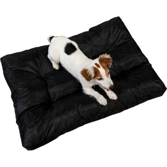 Panier chien déhoussable 90x65x10 cm BANANAIR noir