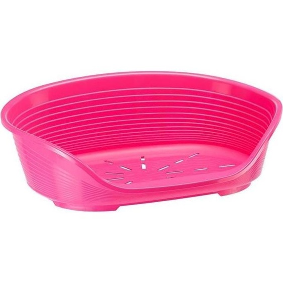 Panier Corbeille pour Chat Chien Siesta Deluxe, 61,5 x 45 x 21,5 cm, Violet, Plastique Antidérapant