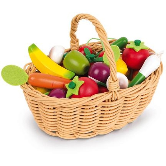 Panier De 24 Fruits Et Légumes Multicolore
