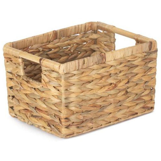 Panier de rangement Grand panier de rangement nordique en jacinthe deau