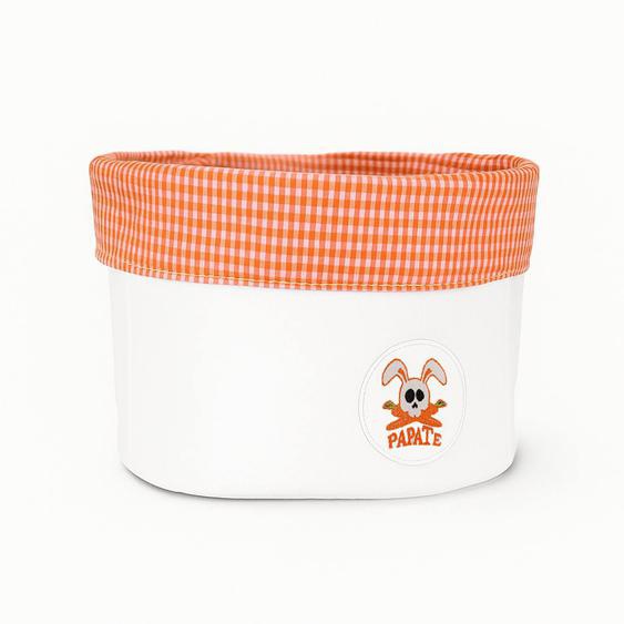 Panier En Coton Bio Blanc