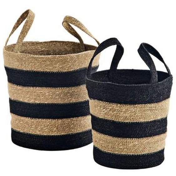 Panier en fibre naturelle lot de 2