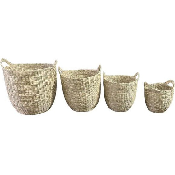 Panier en herbier naturel 25x25cm