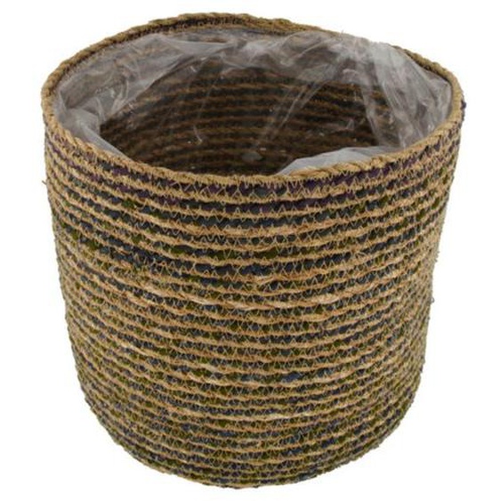 Panier jonc de mer Ø28x27cm