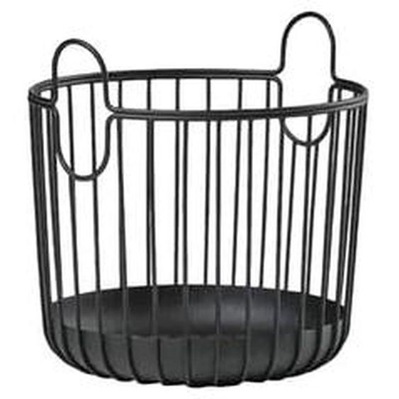 Panier métal noir 20 x 20 cm
