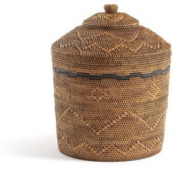 Panier Ø40 x H50 cm bambou et rotin tressé, Brazil