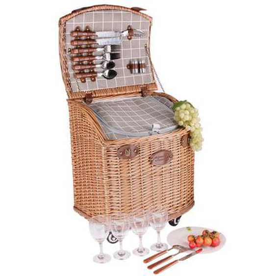 Panier pique-nique à roulettes - 4 Personnes