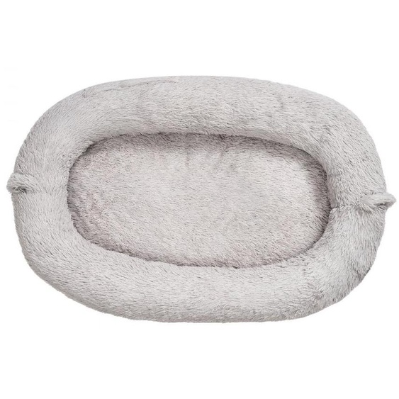 Panier pour chien en mousse à mémoire de forme - 132x86x24 cm - Gris - Orthopédique