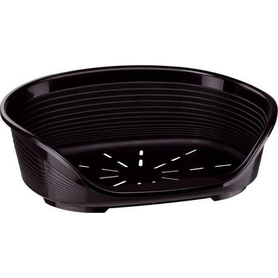 Panier pour chien en plastique noir Lit pour chien Panier pour chien plusieurs choix