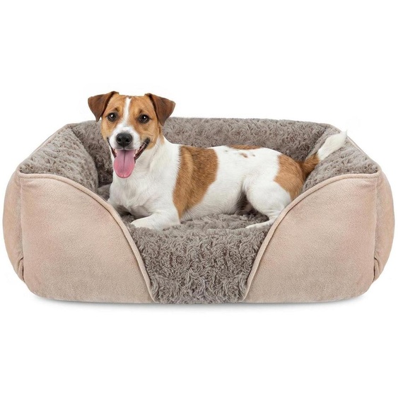 Panier pour chien, lavable, couleur marron, dimensions 63x53x20 cm, pour chiens de taille moyenne