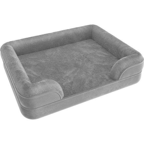 Panier pour chien orthopédique Kimba avec bordure haute - L (94 x 72 x 18 cm)