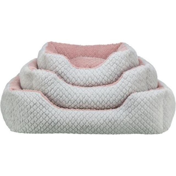 Panier pour chien TRIXIE KALINE MIO, 50 x 40 cm, Gris Vieux Rose, Réversible, Housse Déhoussable