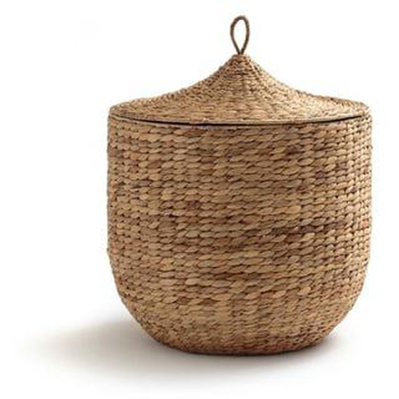 Panier tressé avec couvercle, NOMADO