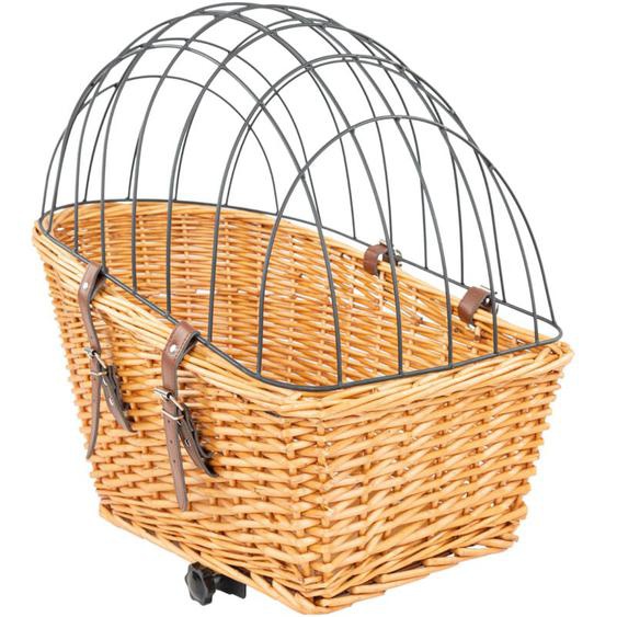Panier Vélo Chien - Panier Vélo pour chien - Pour porte-bagages - 55x35x51,5 cm - Marron - Maxxpet