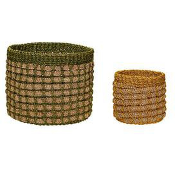 Paniers Pine  en abaca , set de 2
