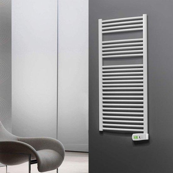 Panneau chauffant électrique - Économe en énergie - Programmable quotidiennement - 55 x 10 x 130 cm - Blanc