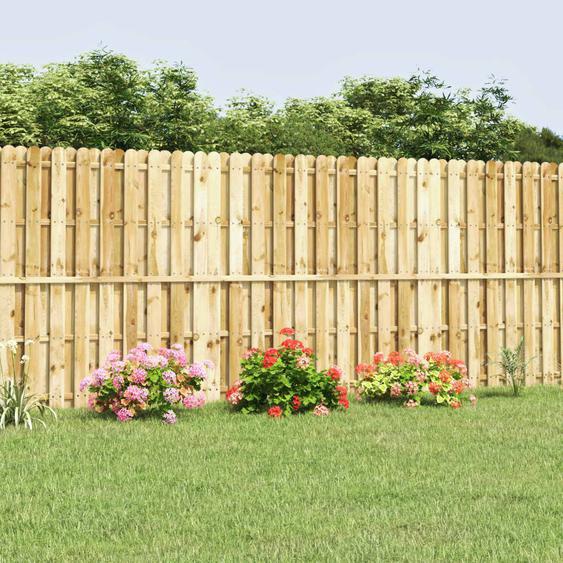 Panneau de clôture Bois de pin imprégné 180x180 cm