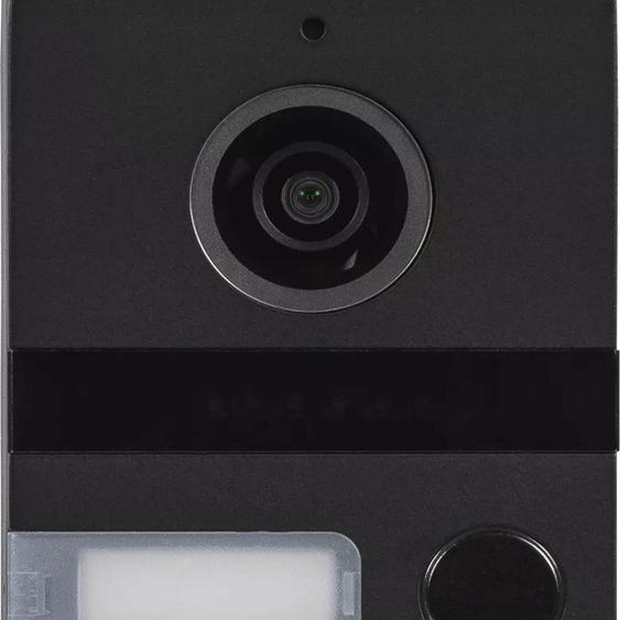 Panneau extérieur vidéo Zamel VO-804B, noir. Interphone pour quatre familles.